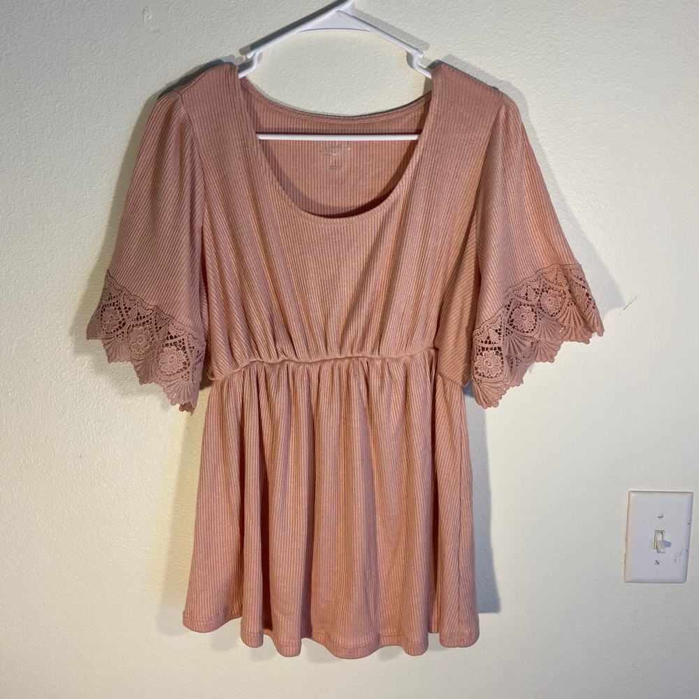 Pink Maternity Shirt